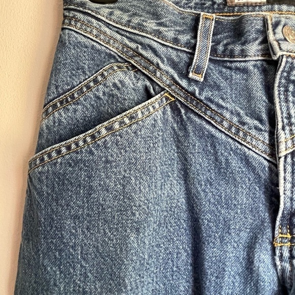 Rockies Vintage 80's lo- Rise relaxedCowboy Jeans size 7 long - Picture 3 of 15